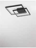 Plafoniera Nova Luce Porto, finisaj negru mat, 30 W, cod 9364035 - imagine 6