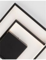 Plafoniera Nova Luce Porto, finisaj negru mat, 30 W, cod 9364035 - imagine 2