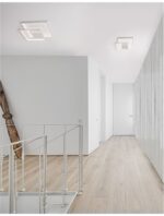 Plafoniera Nova Luce Porto, finisaj alb mat, 30 W, cod 9364036 - imagine 6