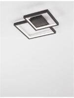 Plafoniera Nova Luce Porto, finisaj negru mat, 19 W, cod 9364037 - imagine 5