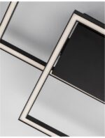 Plafoniera Nova Luce Porto, finisaj negru mat, 19 W, cod 9364037 - imagine 2