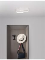 Plafoniera Nova Luce Porto, finisaj alb mat, 19 W, cod 9364038 - imagine 8