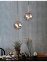 Pendul Nova Luce Spada, finisaj auriu/crom, led 1x12W, cod 9426751 - imagine 3