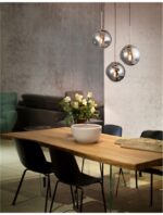 Suspensie Nova Luce Spada, finisaj auriu/crom, led 3x12W, cod 9426753 - imagine 3