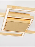 Aplica Nova Luce Bilbao, culoare auriu, led 25W, cod 9500821 - imagine 2