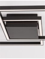 Aplica Nova Luce Bilbao, culoare negru mat, led 25W, cod 9500822 - imagine 2