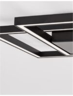 Aplica Nova Luce Bilbao, culoare negru mat, led 25W, cod 9500822 - imagine 4