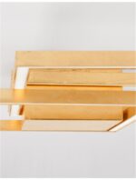 Aplica Nova Luce Bilbao, culoare auriu, led 42W, cod 9500831 - imagine 2