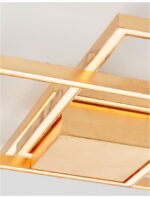 Aplica Nova Luce Bilbao, culoare auriu, led 42W, cod 9500831 - imagine 5