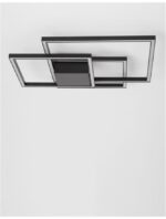 Aplica Nova Luce Bilbao, culoare negru mat, led 42W, cod 9500832 - imagine 3