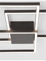 Aplica Nova Luce Bilbao, culoare negru mat, led 42W, cod 9500832 - imagine 5