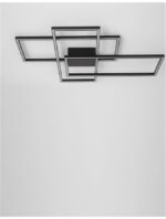 Aplica Nova Luce Bilbao, culoare negru mat, led 55W, cod 9508431 - imagine 3