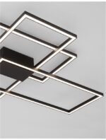 Aplica Nova Luce Bilbao, culoare negru mat, led 55W, cod 9508431 - imagine 6