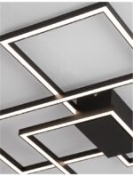 Aplica Nova Luce Bilbao, culoare negru mat, led 55W, cod 9508431 - imagine 4