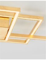 Aplica Nova Luce Bilbao, culoare auriu, led 55W, cod 9508432 - imagine 2
