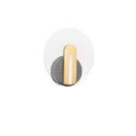 Aplica Nova Luce Genti, culoare negru/auriu, led 7W, cod 9545401