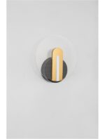 Aplica Nova Luce Genti, culoare negru/auriu, led 7W, cod 9545401 - imagine 3