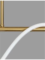 Suspensie Nova Luce Tiriac, finisaj auriu satinat, 29 W, cod 9548103 - imagine 2