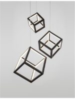 Suspensie Nova Luce Gabbia, finisaj negru mat, 110 W, cod 9818231 - imagine 8