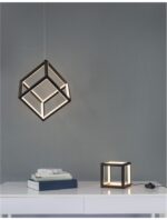 Pendul Nova Luce Gabbia, finisaj negru mat, 45 W, cod 9818251 - imagine 5