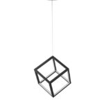 Pendul Nova Luce Gabbia, finisaj negru mat, 45 W, cod 9818251