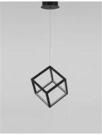 Pendul Nova Luce Gabbia, finisaj negru mat, 45 W, cod 9818251 - imagine 4