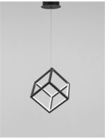Pendul Nova Luce Gabbia, finisaj negru mat, 45 W, cod 9818251 - imagine 3