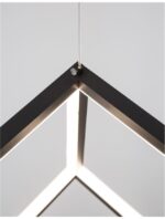 Pendul Nova Luce Gabbia, finisaj negru mat, 45 W, cod 9818251 - imagine 2