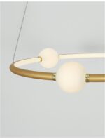Suspensie Nova Luce Celia, culoare auriu mat, led 36W, cod 9820600 - imagine 4