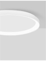 Plafoniera Nova Luce Pertino, finisaj alb mat, 30 W, cod 9853671 - imagine 7