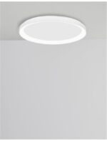 Plafoniera Nova Luce Pertino, finisaj alb mat, 30 W, cod 9853671 - imagine 6