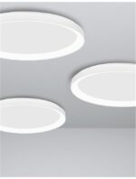 Plafoniera Nova Luce Pertino, finisaj alb mat, 30 W, cod 9853671 - imagine 4