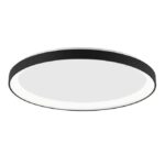 Plafoniera Nova Luce Pertino, finisaj negru mat, 30 W, cod 9853672