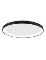 Plafoniera Nova Luce Pertino, finisaj negru mat, 30 W, cod 9853672