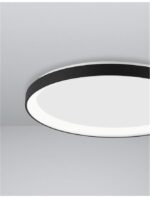 Plafoniera Nova Luce Pertino, finisaj negru mat, 30 W, cod 9853672 - imagine 2