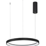 Suspensie Nova Luce Pertino, finisaj negru mat, 38 W, cod 9853682