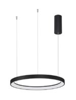 Suspensie Nova Luce Pertino, finisaj negru mat, 38 W, cod 9853682