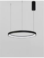 Suspensie Nova Luce Pertino, finisaj negru mat, 38 W, cod 9853682 - imagine 3