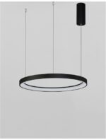 Suspensie Nova Luce Pertino, finisaj negru mat, 38 W, cod 9853682 - imagine 2