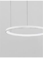 Suspensie Nova Luce Pertino, finisaj alb mat, 48 W, cod 9853683 - imagine 5