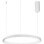 Suspensie Nova Luce Pertino, finisaj alb mat, 48 W, cod 9853683