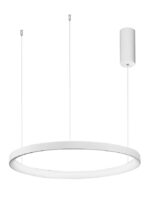 Suspensie Nova Luce Pertino, finisaj alb mat, 48 W, cod 9853683