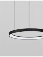 Suspensie Nova Luce Pertino, finisaj negru mat, 48 W, cod 9853684 - imagine 5