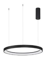 Suspensie Nova Luce Pertino, finisaj negru mat, 48 W, cod 9853684