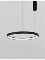 Suspensie Nova Luce Pertino, finisaj negru mat, 48 W, cod 9853684 - imagine 4