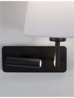 Veioza Nova Luce Savona, culoare negru mat, cod 9919151 - imagine 2