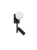 Aplica Nova Luce Joline, culoare negru mat, led G9 1x5W, cod 9919530