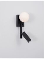 Aplica Nova Luce Joline, culoare negru mat, led G9 1x5W, cod 9919530 - imagine 3