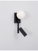 Aplica Nova Luce Joline, culoare negru mat, led G9 1x5W, cod 9919530 - imagine 5