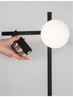 Lampadar Nova Luce Joline, culoare negru mat, led 6W, cod 9919532 - imagine 2